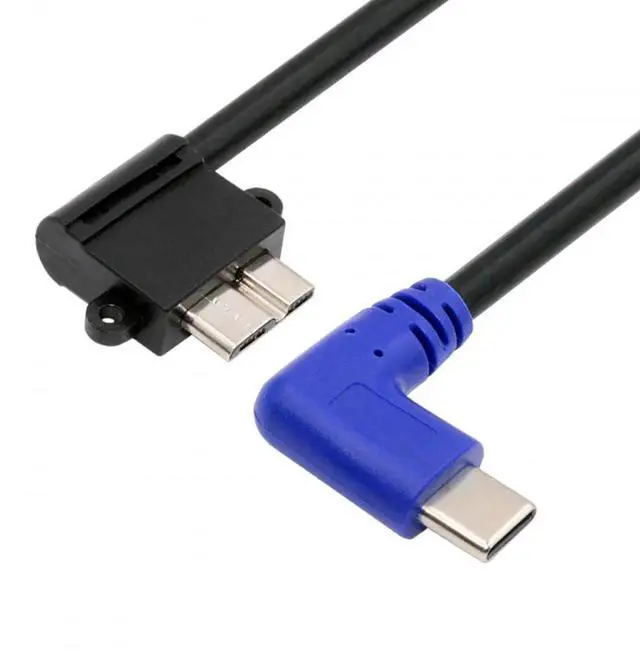 Main image of Cord Angled USB-C Type-C Host to Micro USB3.0 90 Degree Right Angled for Industrial Camera Storage Phone