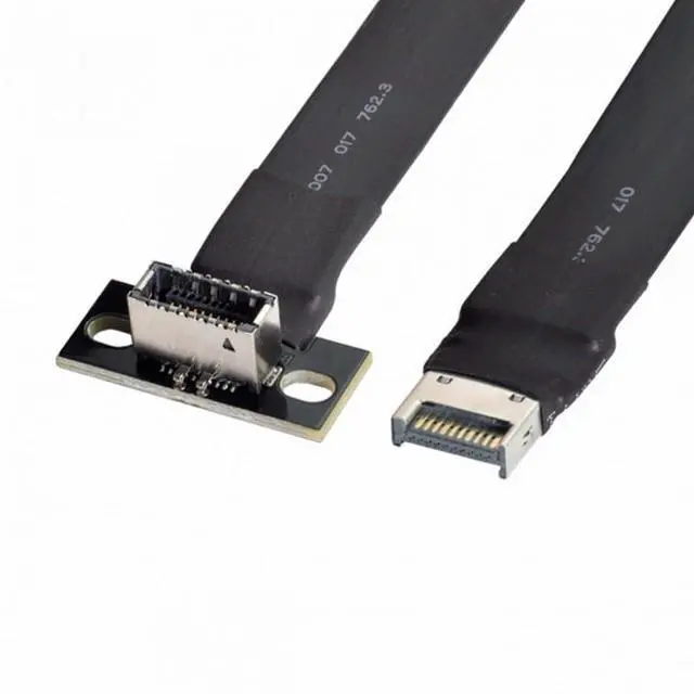 Main image of Cable USB 3.2 Type-E IDC 20Pin Front Panel Header Male to Female Extension Cable 20Gbps