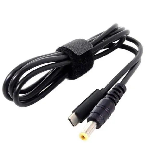 Alt view image 3 of 7 - Cable Type C USB-C Input Source 65W to DC 5.5x2.5mm Power Charge Cable 19.5V Compatible with Laptop 18-20V