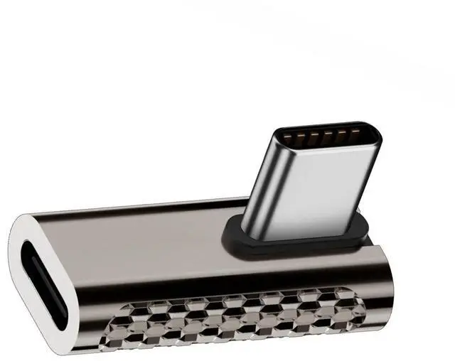 Main image of 20Gbps USB4 Type C Male to Female Low Profile Right Angled 100W Power Data 8K Video Adapter for USB4.0