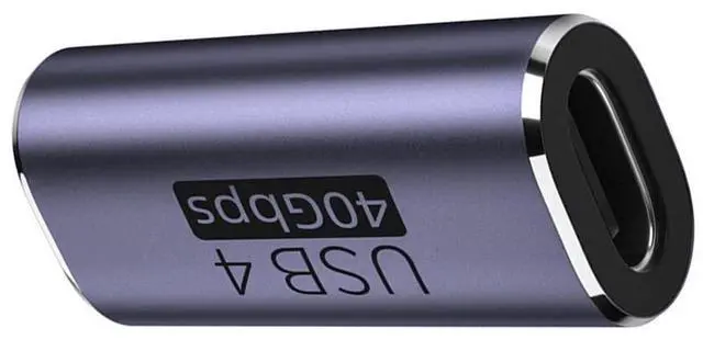 Main image of USB4 Type C Female to Female 100W Power 40Gbps Data 8K Video Extender Adapter for USB4.0