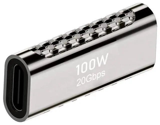 Main image of USB4 Type C Female to Female 100W Power 20Gbps Data 8K Video Extender Adapter for USB4.0