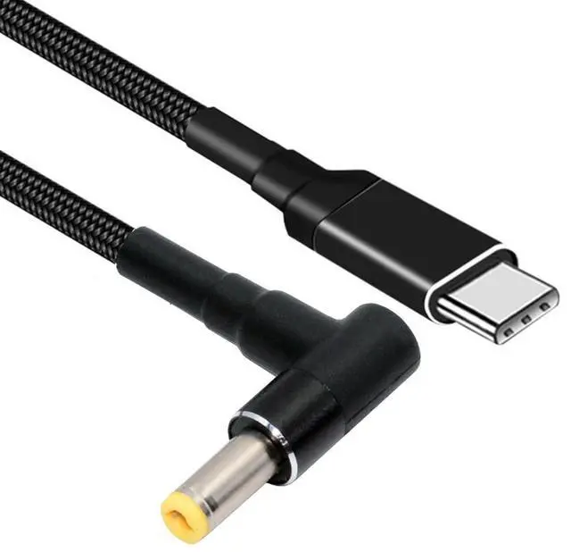 Main image of Cable 100W Type C USB-C Input to 20V DC 5.5 * 2.5mm Output Power 20V 5A 65W PD Charge Cable Compatible with Laptop