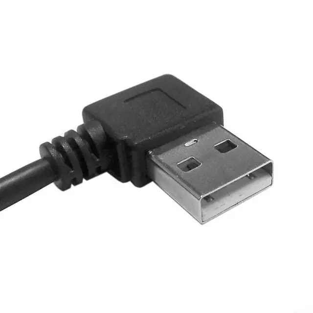 Alt view image 3 of 7 - USB 2.0 A Type Male Right Angled to USB 2.0 Female Extension Cable 90 Degree Connector 10cm