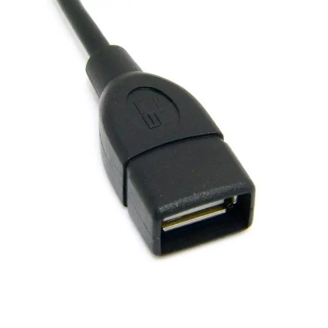 Alt view image 4 of 7 - USB 2.0 A Type Male Right Angled to USB 2.0 Female Extension Cable 90 Degree Connector 10cm