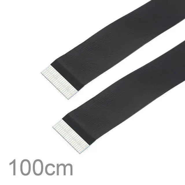 Alt view image 2 of 7 - Cable FPV USB 100cm USB FPC Ribbon Flat Cable Pitch 20pin for USB3.0 2.0 FPV Multicopter Aerial Photography 1.0m