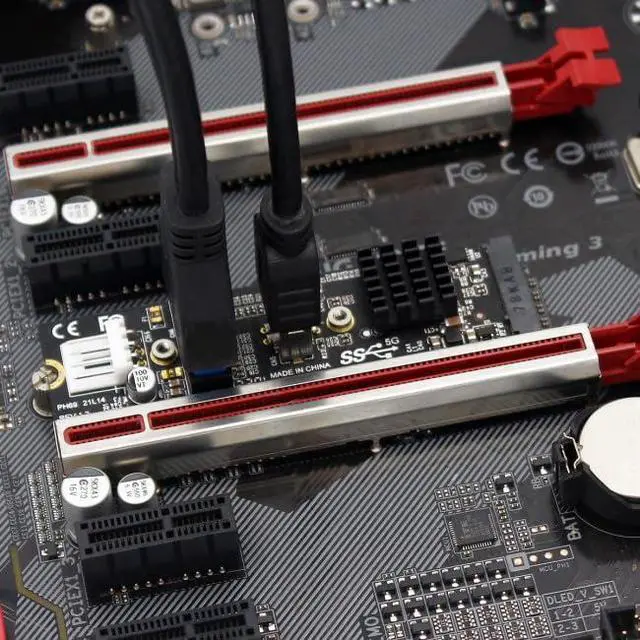 Alt view image 7 of 7 - Card 5Gbps Type-E USB 3.1 Front Panel Socket USB 2.0 to NVME NGFF M-Key Express Card Adapter for Motherboard