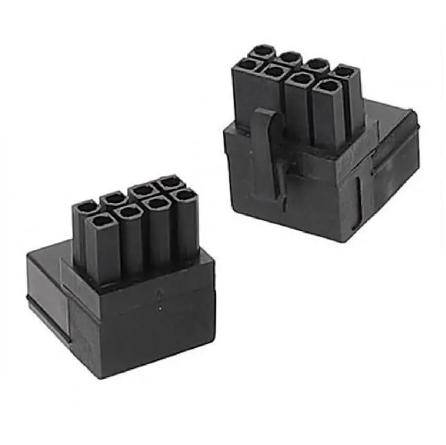 Main image of Adapter 2pcs/lot ATX 8P Male to Female 90 Degree Up Down Angled Power Header Adapter for GPU Graphics Card