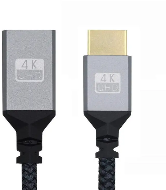Main image of 4K Cable Type-A Standard HDMI 1.4 Male Straight to HDMI Female Extension Cable for DV MP4 Camera DC Laptop HDTV