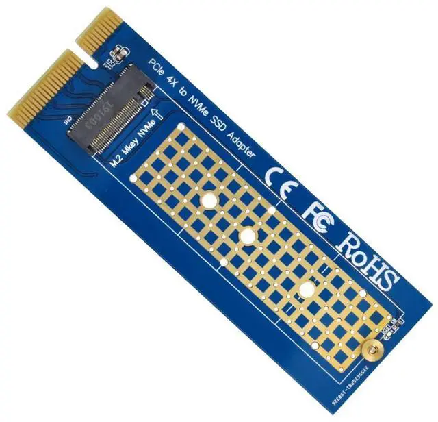 Main image of M-Key NVME AHCI SSD M.2 2280 to PCI-E 3.0 PCI Express 4.0 4X Vertical Adapter for Desktop Motherboard