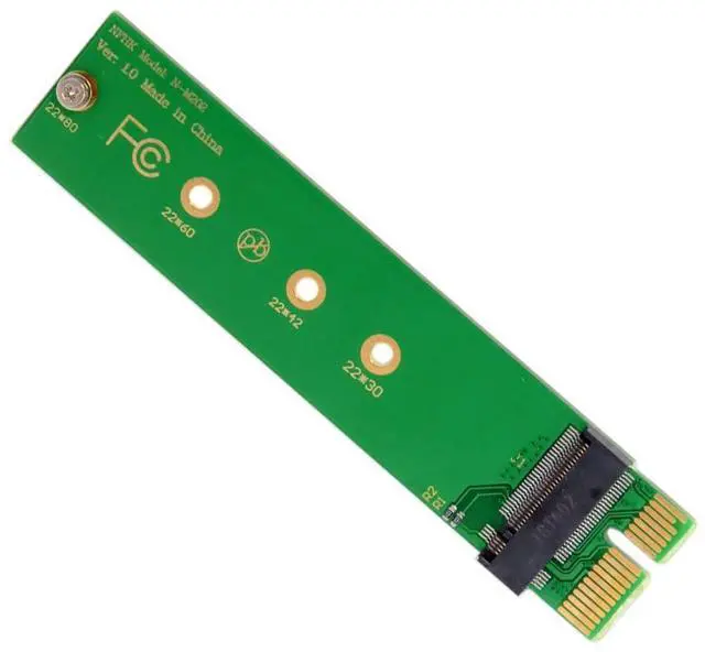 Main image of M-Key NVME AHCI SSD M.2 2280 to PCI-E 3.0 PCI Express 4.0 1x Vertical Adapter for Desktop Motherboard