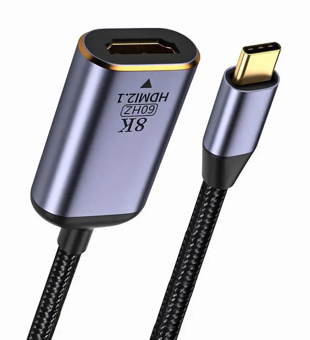 Main image of USB4.0 USB-C Type-C Host to HDMI Female Monitor HDTV Displays Short Cable Adapter 8K 60hz 4K for Laptop Phone