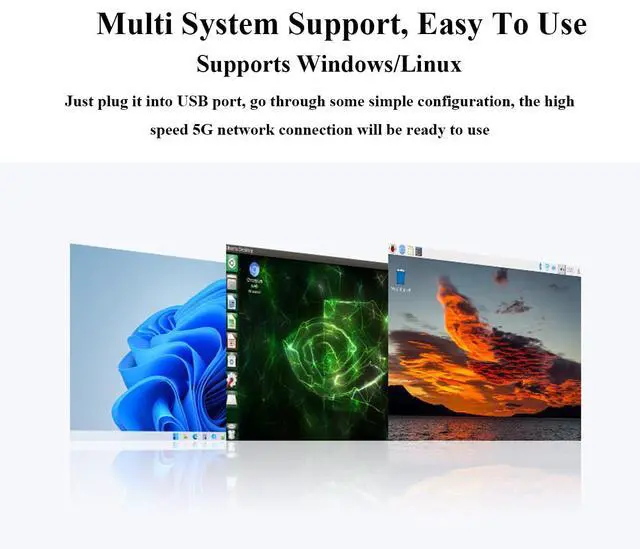 Alt view image 4 of 7 - 5G DONGLE Module Quad Antennas M.2(NGFF) Key B Interface, Compatible with 3042/3052, USB 3.1 Type A Port for Raspberry Pi/PC/Jetson Nano to Enable 5G Network wtih Aluminum Alloy Heatsink