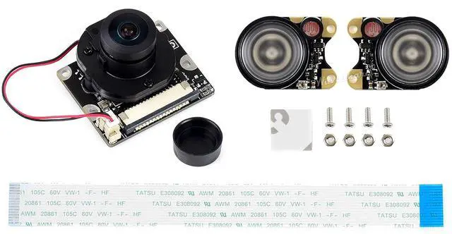 Alt view image 6 of 7 - Compatible with Jetson Nano Camera IMX219-160 8MP IR-Cut Infrared Night Vision, 162° FOV,for Raspberry Pi Compute Module CM3 / CM3+ / CM4 /Jetson Nano Developer Kit B01/2GB / Jetson Xavier NX