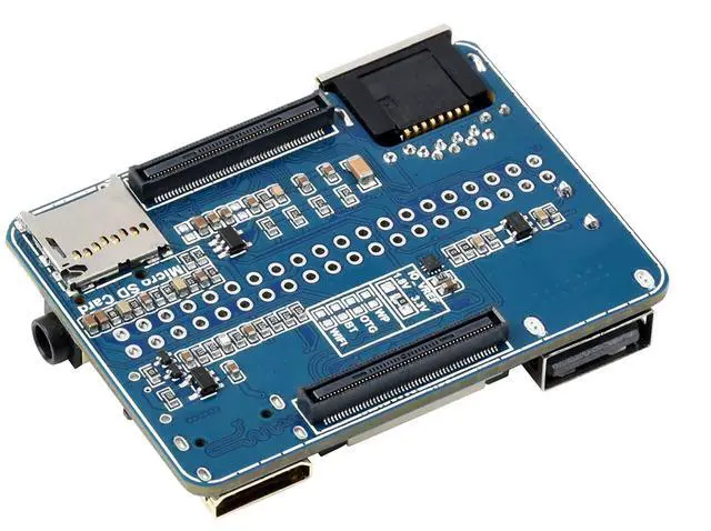 Alt view image 6 of 7 - Nano Base Board (B) for Raspberry Pi Compute Module 4 Lite/eMMC, with Standard CM4 Socket, with Raspberry Pi 40PIN GPIO Interface, Gigabit Ethernet, USB2.0, DSI, CSI, 3.5mm Audio Jack