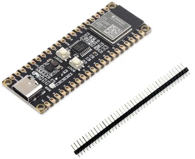 Main image of ESP32-C6 Microcontroller W-i-F-i 6 Development Board ESP32-C6-MINI-1 Chip RISC-V 32-bit Single-core Processor 160MHz Support W-I-F-I 6 and BLE 5 Support Raspberry Pi Pico Expansion Board for AIoT