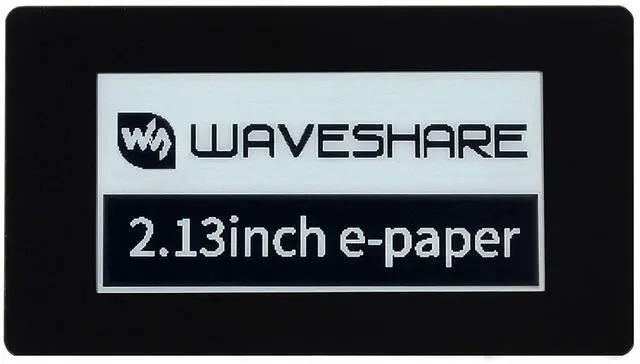 Main image of 2.13inch Touch e-Paper HAT for Raspberry Pi 4B/3B+/3B/2B/Zero/Zero W/Zero WH, 250x122 Pixels, Black White Two-Color, 5-Point Touch Capacitive E-Ink Screen LCD, SPI Interface Support Partial Refresh