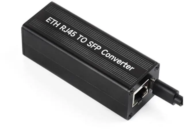 Main image of Gigabit Auto-Negotiation SFP Fiber-to-ETH Converter, No PoE Module