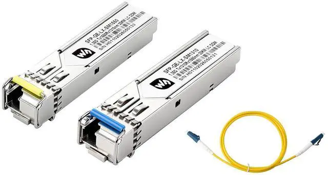 Main image of Gigabit SFP Optical Transceiver with LC Connector, Single-Mode Single-Fiber