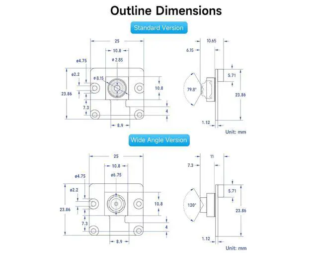Alt view image 7 of 7 - IMX708 12MP Pixels Autofocus Camera,79.8°FOV, Compatible with Raspberry Pi