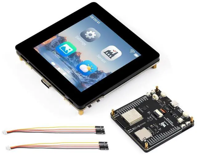 Main image of ESP32-C6 2.73inch LCD Display Dev Board, RISC-V 32-bit, 320×320, with Batt