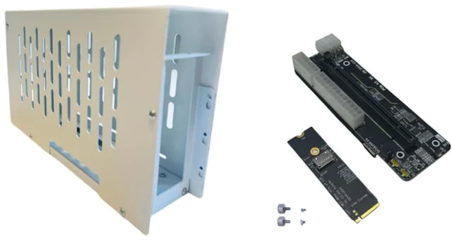 Main image of JMT M.2 M-Key to PCIE 4.0X4 External Graphics Card Stand Bracket Compatible with Oculink/M.2 NVMe Laptop eGPU?GDP Handhelds (Dock-OC4+ACB2)
