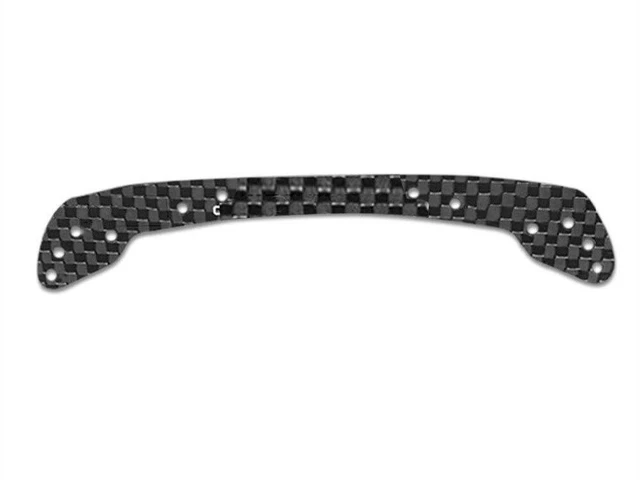Alt view image 3 of 3 - JMT 1.5mm RC 4WD Car Carbon Fiber Front Wide Plate Rear Plate Mini 4WD Grade Up Parts Supports Lettering Leading for 2013 Style Racing Mini 4WD Cars Tamiya Car Crawlers