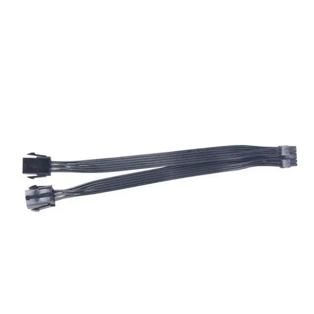 Alt view image 2 of 7 - JMT Dual PCIe 6/8 Pin Female to Mini 12 Pin Male GPU Power Adapter Cable Compatible with NVIDIA GeForce RTX 30 Series RTX 3080 RTX 3090 GPU (Double 6Pin)