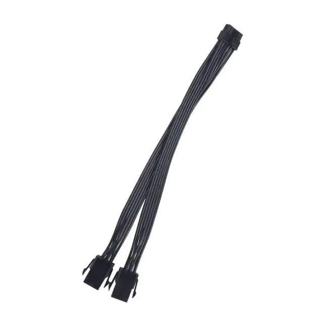 Alt view image 7 of 7 - JMT Dual PCIe 6/8 Pin Female to Mini 12 Pin Male GPU Power Adapter Cable Compatible with NVIDIA GeForce RTX 30 Series RTX 3080 RTX 3090 GPU (Double 6Pin)