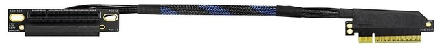 Main image of Narrow Version PCIe4.0 x8 to x8 Extension Cable 16GBS Rigid Cable Adapter Built-in Left/Right Ethernet Port for GPU AI Server GEN4-88AD4Z (30CM,Left Out Right in)
