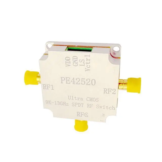 Alt view image 7 of 7 - PE42520 13GHz RF Module SPDT Switch X-Band Switching 10Port with SMA Female Connector 35 * 35mm