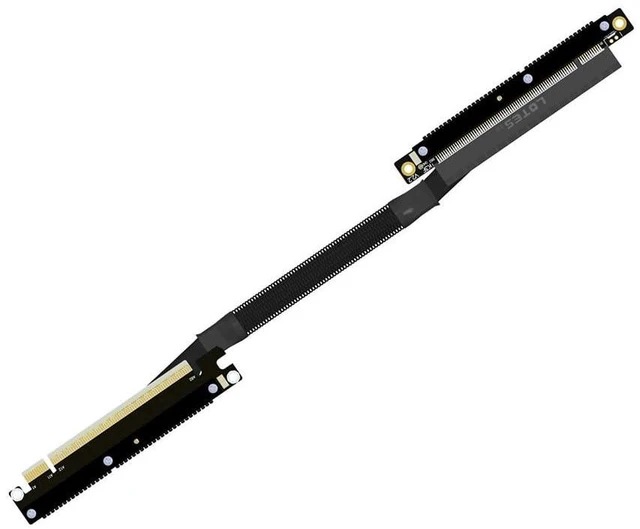 Main image of ADT-K33U PCIe 5.0 x16 Graphics Card Extension Cable Dual Reverse 512Gbps Compatible with RTX50 RX90xx Series and New PCIe5.0 GPU (30cm,K33UF-RR)