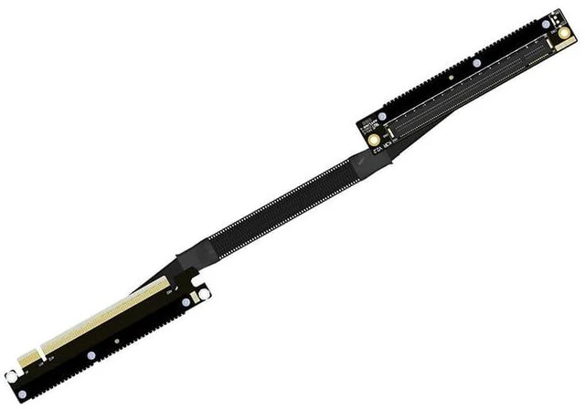 Main image of ADT-K33U PCIe 5.0 x16 Graphics Card Extension Cable Dual Reverse 512Gbps Compatible with RTX50 RX90xx Series and New PCIe5.0 GPU (50cm,K33UR-RR)