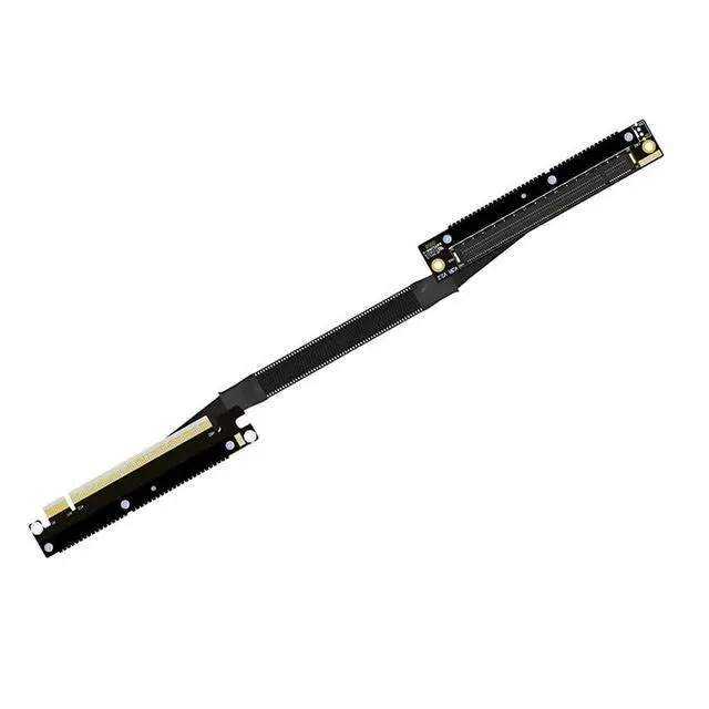 Alt view image 4 of 7 - ADT-K33U PCIe 5.0 x16 Graphics Card Extension Cable Dual Reverse 512Gbps Compatible with RTX50 RX90xx Series and New PCIe5.0 GPU (30cm,K33UR-RR)