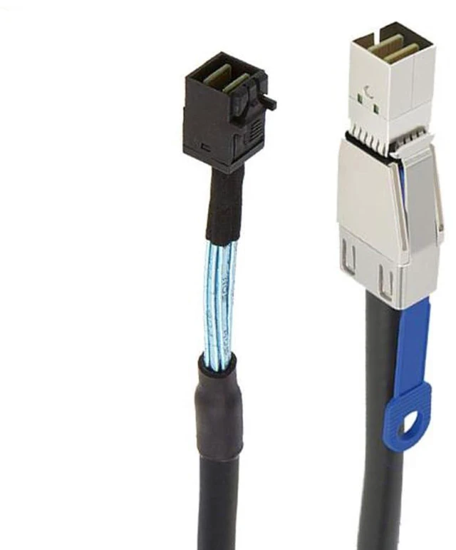Alt view image 5 of 6 - MINI SAS HD SFF-8644 with IC to SAS HD SFF-8643 Server Stack Cable (SFF-8644 to SFF-8643,100cm)