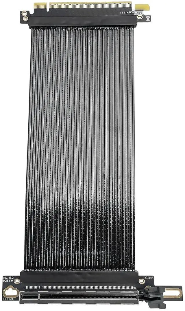 Main image of PCIe 5.0 X16 64GB/s Extension Cable 90-Degree Right-Angle GPU Adapter Graphics Card GEN5 High Speed Cable 16AB5 for ATX Desktop Case (20CM)