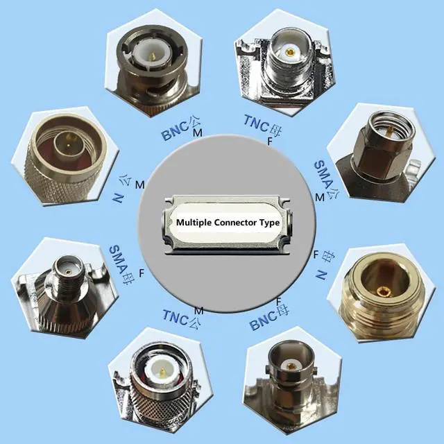 Alt view image 2 of 4 - LC Coaxial Filter Frequency 1MHz Passive Low-Pass High-Pass Filter with SMA BNC Connectors (HPF SMA Dual Female)