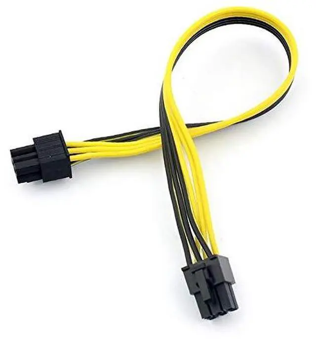 Alt view image 2 of 5 - JMT 1/2/4/10 PCS PCI-E 6P Male to 6Pin Male Graphics Video Card Cable DIY PCIE PCI-Express Power Cable BTC Extended Miner Mining Wire 18AWG (10 PCS)