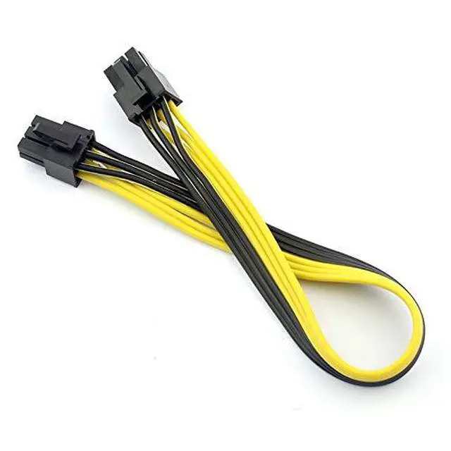 Alt view image 5 of 5 - JMT 1/2/4/10 PCS PCI-E 6P Male to 6Pin Male Graphics Video Card Cable DIY PCIE PCI-Express Power Cable BTC Extended Miner Mining Wire 18AWG (10 PCS)