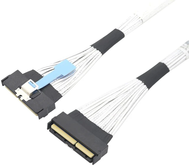 Alt view image 3 of 7 - 32GT/s Slimline SAS MCIO 5.0 124P 16X to MCIO 5.0 124P Server Extension Cable Data Transfer Cord (25CM)
