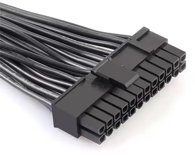 Alt view image 6 of 7 - ATX 24 Pin Male 1 to 3 Ports Female PSU Splitter Cable 30cm for Miner Motherboard Three PSU Gaming (1Piece)