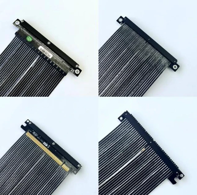 Alt view image 5 of 7 - ADT-M33 PCIe 4.0 x16 Extension Cable 15CM Dual Reverse Gen4 256G/bps Graphics Card Extender Compatible with ITX A4 Chassis (M33JK-TS)