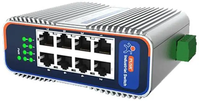 Main image of USR-ISF RJ45 Ports Unmanaged Industrial Ethernet Switch 100Mbps Gigabit Switch USR-ISF1005 / USR-ISF1008 (8 Port RJ45)