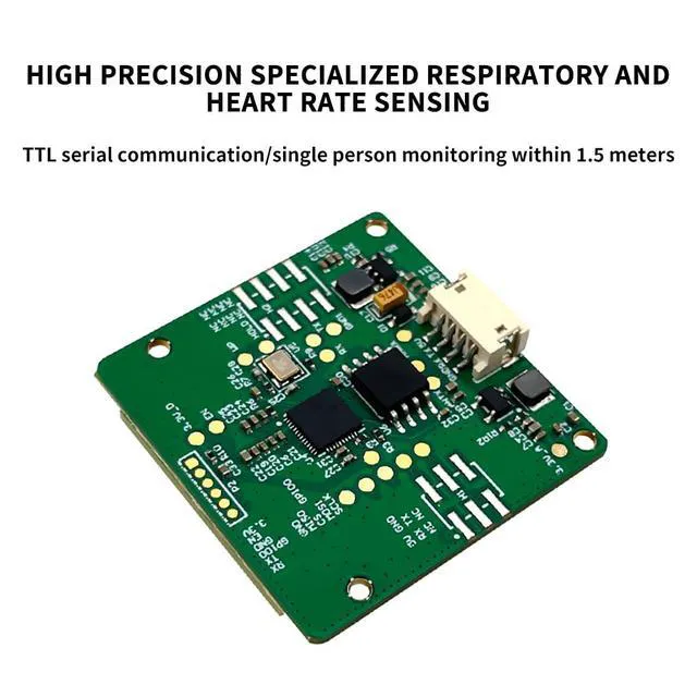 Alt view image 2 of 5 - HLK-LD6002H 60G Infant Breathing Heartbeat Detection Ra·DAR Module Non-Contact Intelligent Monitoring Sensor (Module Only)