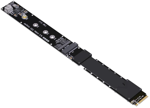 Main image of ADT-F44 PCIe 5.0 X4 Extension Cable gen5 128G/bps Compatible with M.2 NVMe SSD (F44AB,50cm)