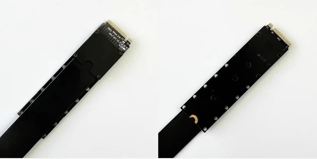 Alt view image 6 of 7 - ADT-F44 PCIe 5.0 X4 Extension Cable gen5 128G/bps Compatible with M.2 NVMe SSD (F44AB,50cm)