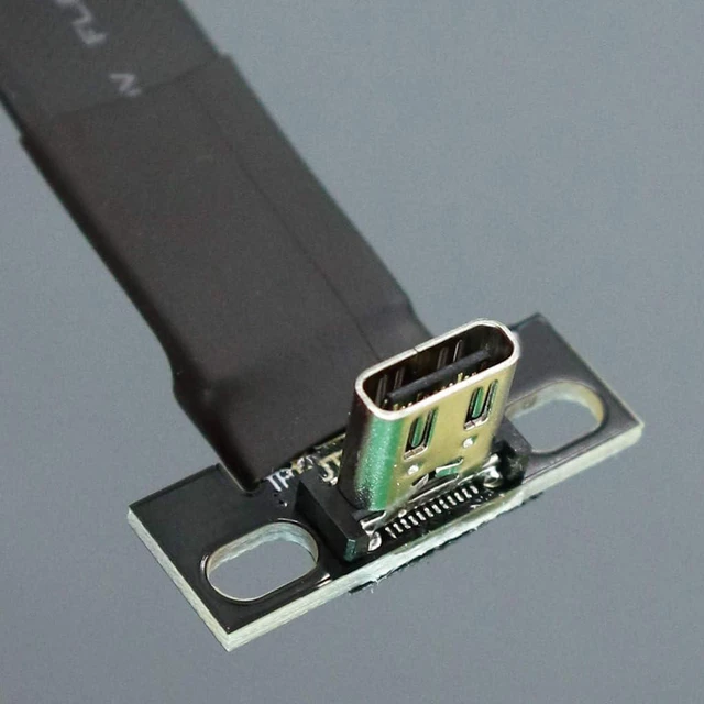 Alt view image 6 of 7 - USB3.2 Extension Cable USB-C Female to Type E Male 19P/20P Motherboard Converter Cable (T8T-F6A,15cm)