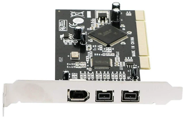 Alt view image 3 of 5 - PCI Combo Add on Cards 2X IEEE 1394B 9 Pin & 1x 1394A 6 Pin 1394 Extension Adapter PCI Controller Card for Firewire Destop PC