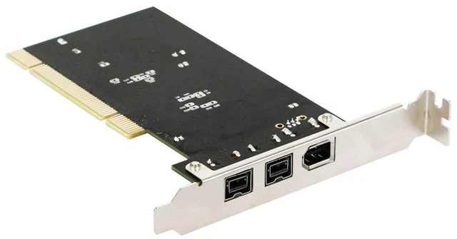Alt view image 5 of 5 - PCI Combo Add on Cards 2X IEEE 1394B 9 Pin & 1x 1394A 6 Pin 1394 Extension Adapter PCI Controller Card for Firewire Destop PC