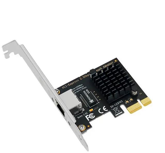 Main image of JMT PCI-E 2.5G Gigabit Network Card 2500M Soft Routing 5Gbps Wired/Wireless for Desktop (SU-LE8105P)